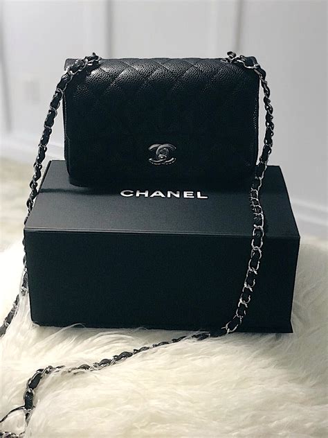 chanel classic mini rectangular flap bag size